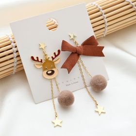 Christmas Earrings Holiday Gift Jewelry Girl (Color: ER22Y10823)