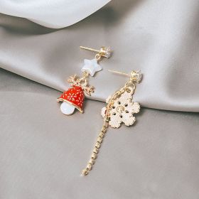 Christmas Earrings Holiday Gift Jewelry Girl (Color: ER22Y1075)