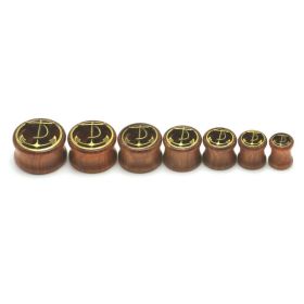 Hollow Wood Auricle Ear Amplifier Boat Riveting Double-sided Horn Piercing Jewelry (Color: 14MM1pcs)