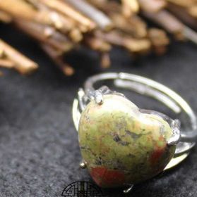 Personality Jewelry Baroque Ring Flower (Color: Chlorite)