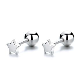 Simple Small And Exquisite Ear Bone Snail Nail Jewelry (style: Star)