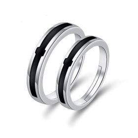 European And American Hand Jewelry Open Couple Ring Female (Color: E046, size: Loose mouth female models)