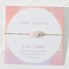 Jewelry Natural Stone Crushed Bracelet (Color: Pink)