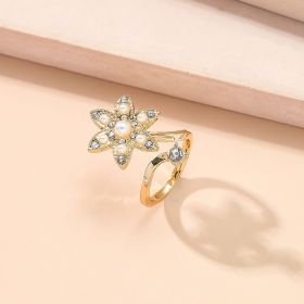Geometric Alloy Nail Ring Knuckle Jewelry (Color: White)