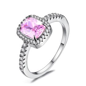 Ring Jewelry Vintage Jewelry Ladies (Color: Pink)