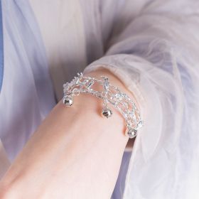 Antique Bell Ring Bracelet Retro Jewelry (Color: Bell bracelet type)