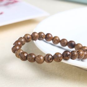 Door Frame Bracelet Men's And Women's Beads Wooden Jewelry (Purity: 8mm, Color: Natural Door Frame Bracelet)