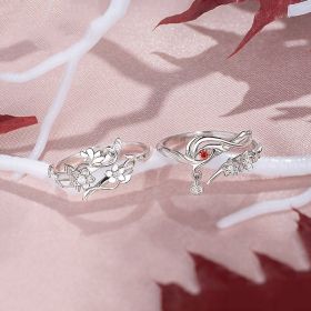Universal Ring Jewelry For Men And Women (style: 2pcs)