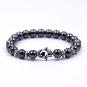 Beads Couple Jewelry Boys Hand Bead Jewelry Bracelet Jewelry (Color: Palm Four Pieces)
