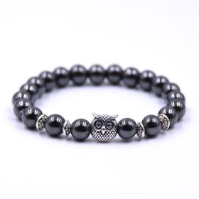 Beads Couple Jewelry Boys Hand Bead Jewelry Bracelet Jewelry (Color: Owl Four Pieces)