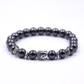 Beads Couple Jewelry Boys Hand Bead Jewelry Bracelet Jewelry (Color: Round Head Four UFO Pieces)