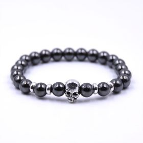 Beads Couple Jewelry Boys Hand Bead Jewelry Bracelet Jewelry (Color: Skull Head Four Pieces)
