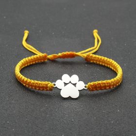 Popular Jewelry Stainless Steel Bear Claw Bracelet (Color: Yellow)