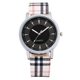 2021 Fashion Quartz Women Watch Ladies Luxury Brand Watches Leather Strap Dress Casual Clock Reloj Mujer Montre Femme Zegarek (Color: Silver Black, size: 1)